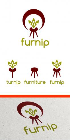 Logo design # 416793 for WANTED: logo for Furnip, a hip web shop in Scandinavian design en modern furniture contest