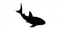 Logo design # 605829 for silhouette drawing of a whale shark contest