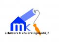 Logo # 485004 voor mk schilders & afwerkingsbedrijf wedstrijd