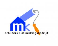 Logo # 485004 voor mk schilders & afwerkingsbedrijf wedstrijd