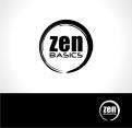 Logo design # 432972 for Zen Basics is my clothing line. It has different shades of black and white including white, cream, grey, charcoal and black. I use red for the logo and put the words in an enso (a circle made with a b contest