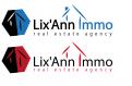Logo design # 694920 for Lix'Ann immo : real estate agency online within Bordeaux contest
