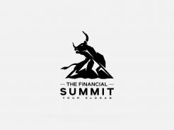Logo design # 1065275 for The Financial Summit   logo with Summit and Bull contest