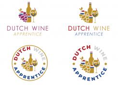 Logo # 1063127 voor Logo  plus social  voor Wine Blogger wedstrijd
