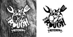 Logo # 383684 voor Logo stoer streetfood concept: The Rough Kitchen wedstrijd