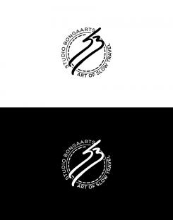 Logo # 1242042 voor Logo voor Tassen en lederwaren designer  Studio Bongaarts in Amsterdam  Steekwoorden  onderweg zijn  moderne retro wedstrijd
