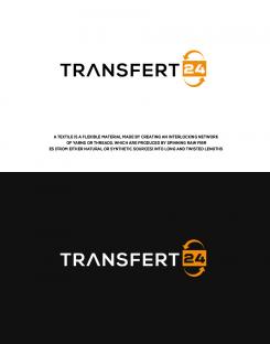 Logo design # 1161934 for creation of a logo for a textile transfer manufacturer TRANSFERT24 contest