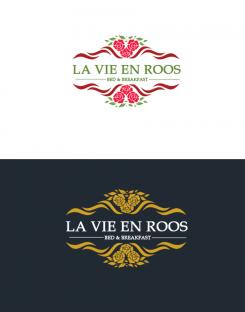 Logo design # 1146595 for Design a romantic  grafic logo for B B La Vie en Roos contest