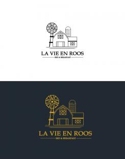 Logo design # 1146596 for Design a romantic  grafic logo for B B La Vie en Roos contest
