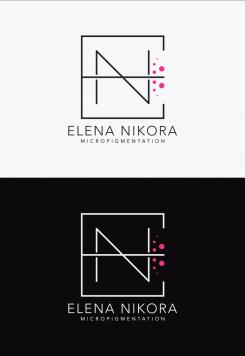 Logo # 1038782 voor Create a new aesthetic logo for Elena Nikora  micro pigmentation specialist wedstrijd