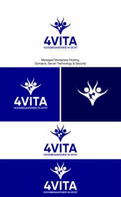 Logo design # 1213713 for 4Vita coaches gifted children  highly intelligent   their parents and schools contest