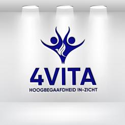 Logo # 1213714 voor 4Vita begeleidt hoogbegaafde kinderen  hun ouders en scholen wedstrijd
