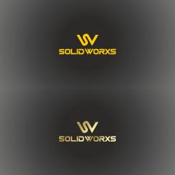 Logo design # 1249126 for Logo for SolidWorxs  brand of masts for excavators and bulldozers  contest