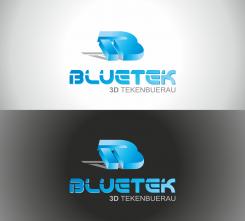 Logo # 363921 voor Logo 3D tekenbureau Bluetek wedstrijd