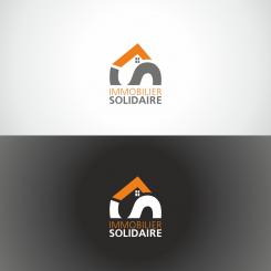 Logo design # 1169978 for Logo for  Immobilier Solidaire    The real estate agency that supports those who need it contest