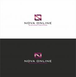 Logo # 984097 voor Logo for Nova Online   Slogan  We create new business wedstrijd