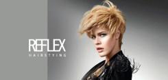 Logo design # 249824 for Sleek, trendy and fresh logo for Reflex Hairstyling contest