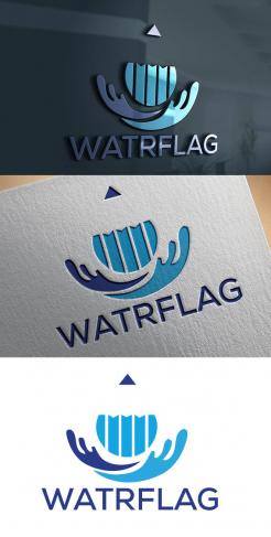 Logo # 1207932 voor logo voor watersportartikelen merk  Watrflag wedstrijd