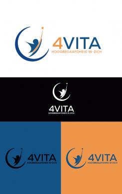 Logo design # 1213673 for 4Vita coaches gifted children  highly intelligent   their parents and schools contest