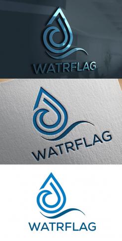 Logo # 1207924 voor logo voor watersportartikelen merk  Watrflag wedstrijd