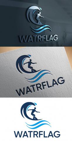 Logo # 1207926 voor logo voor watersportartikelen merk  Watrflag wedstrijd
