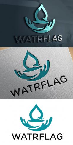 Logo # 1207929 voor logo voor watersportartikelen merk  Watrflag wedstrijd