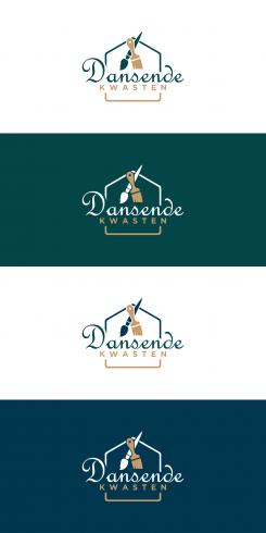 Logo # 1213649 voor Logo voor schilders  en onderhoudsbedrijf ’Dansende kwasten’  wedstrijd