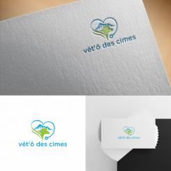 Logo design # 1105609 for Logo for a veterinary practice specialized in large animals in the french Alps contest