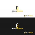 Logo design # 1247966 for Logo for SolidWorxs  brand of masts for excavators and bulldozers  contest