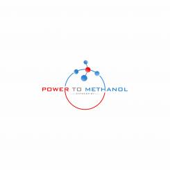 Logo design # 1089467 for Company logo for consortium of 7 players who will be building a  Power to methanol  demonstration plant for their legal entity  Power to Methanol Antwerp BV  contest