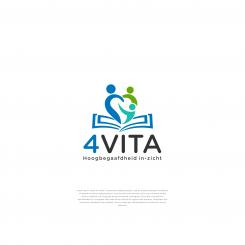 Logo # 1212645 voor 4Vita begeleidt hoogbegaafde kinderen  hun ouders en scholen wedstrijd