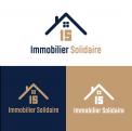 Logo design # 1169279 for Logo for  Immobilier Solidaire    The real estate agency that supports those who need it contest