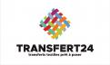 Logo design # 1162210 for creation of a logo for a textile transfer manufacturer TRANSFERT24 contest