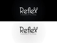 Logo design # 246554 for Sleek, trendy and fresh logo for Reflex Hairstyling contest