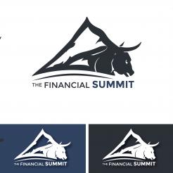 Logo design # 1059763 for The Financial Summit   logo with Summit and Bull contest