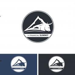 Logo design # 1059770 for The Financial Summit   logo with Summit and Bull contest