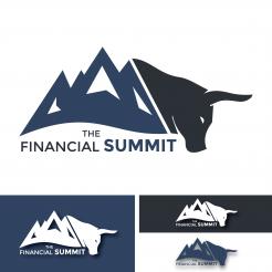 Logo design # 1059387 for The Financial Summit   logo with Summit and Bull contest