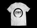 Logo design # 427288 for Zen Basics is my clothing line. It has different shades of black and white including white, cream, grey, charcoal and black. I use red for the logo and put the words in an enso (a circle made with a b contest