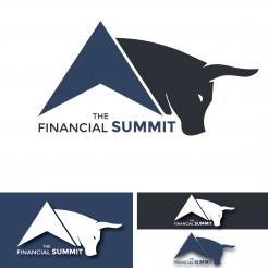 Logo design # 1059253 for The Financial Summit   logo with Summit and Bull contest