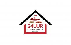 Logo # 444009 voor Logo voor bezorgdienst www.24uursteakhouse.nl wedstrijd