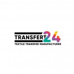 Logo design # 1159601 for creation of a logo for a textile transfer manufacturer TRANSFERT24 contest