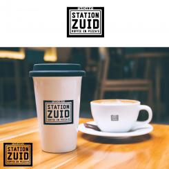 Logo design # 918461 for Station Zuid, takeaway coffee and pizza contest