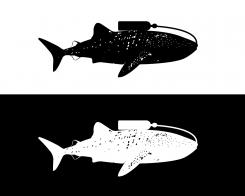 Logo design # 602076 for silhouette drawing of a whale shark contest