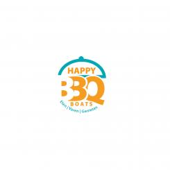 Logo # 1049196 voor Ontwerp een origineel logo voor het nieuwe BBQ donuts bedrijf Happy BBQ Boats wedstrijd