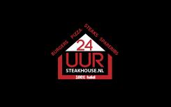 Logo # 444184 voor Logo voor bezorgdienst www.24uursteakhouse.nl wedstrijd