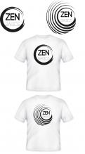 Logo design # 427835 for Zen Basics is my clothing line. It has different shades of black and white including white, cream, grey, charcoal and black. I use red for the logo and put the words in an enso (a circle made with a b contest