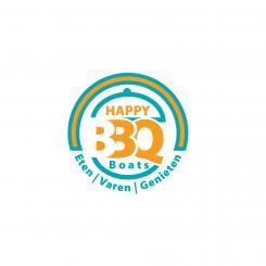 Logo design # 1049123 for Design an original logo for our new BBQ Donuts firm Happy BBQ Boats contest