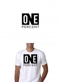 Logo design # 951634 for ONE PERCENT CLOTHING   Your Favourite Artists Wear contest