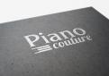Logo design # 155769 for Piano Couture Logo + header + suitable font en color-lay-out / background for homepage. contest