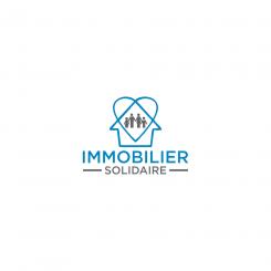 Logo design # 1170233 for Logo for  Immobilier Solidaire    The real estate agency that supports those who need it contest
